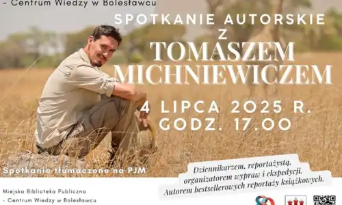 Zapraszamy na spotkanie autorskie z Tomaszem Michniewiczem!