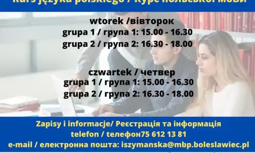 Nauka języka polskiego dla obywateli Ukrainy