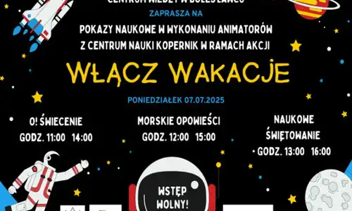 Włącz Wakacje – pokazy animatorów z CNK