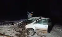 Samochód zderzył się szynobusem, w Nowej Kuźni
