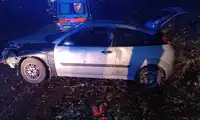  Kierowca stracił panowanie nad kierownicą – ford wylądował w rowie