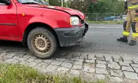 Zderzenie dwóch aut na ul. Jeleniogórskiej w Bolesławcu