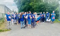 Pikieta pracownicza w Bolesławcu. Związkowcy protestowali przeciwko nowym zasadom wynagradzania [WIDEO]