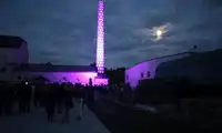 Niezwykły pokaz laserowy w Ceramice Kalich w czasie Bolesławieckiej Nocy Muzeów