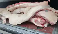 Na parkingu w powiecie bolesławieckim odbywał się nielegalny handel tuszami wieprzowymi