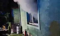 Pożar domu w Kliczkowie