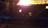 Pożar domu przy ulicy Chrobrego w Nowogrodźcu