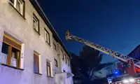 Pożar sadzy w kominie w Parowej. Pięć zastępów straży pożarnej w akcji 