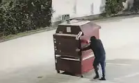 Skradziony piec odzyskany, sprawca zatrzymany [WIDEO]