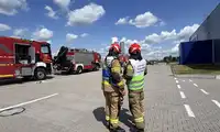 Akcja służb ratowniczych w centrum dystrybucyjnym Action w Osłej 