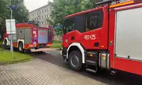 Pożar w mieszkaniu przy ul. Staszica w Bolesławcu. Na miejscu interweniowała straż pożarna