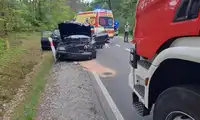 Groźnie, ale bez ofiar. Zderzenie dwóch samochodów nieopodal  Osiecznicy