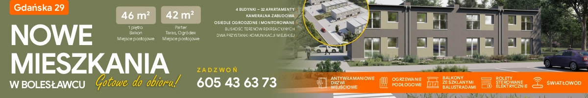 Nowe mieszkania w Bolesławcu