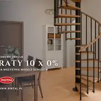 Schody na raty 10 × 0% - piękno i jakość dostępne od ręki