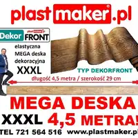 NOWOŚĆ - Elastyczna luksusowa elastyczna deska MEGA FORMAT/  4,5 długości i 29 cm szer. Imitacja drewna