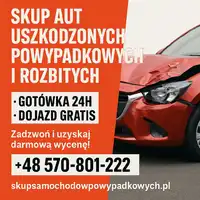 Skup aut uszkodzonych Bolesławiec Dolnoślaskie , skup aut po kolizji