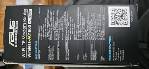 Asus 4G-AC68U Router WI FI, LTE