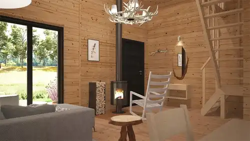 Nowy piętrowy domek do samodzielnego montażu 20m2  4m/5m