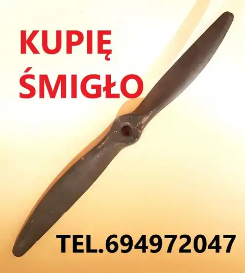 Kupię stare drewniane śmigło od samolotu