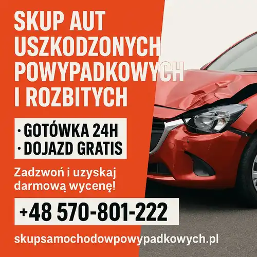 Skup aut uszkodzonych Bolesławiec Dolnoślaskie ,skup aut po kolizji