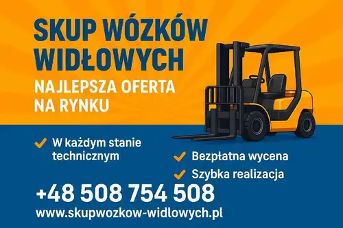 Kupię wózek widłowy używany Bolesławiec /Cały Dolnyśląsk/ Najlepsze ceny na rynku