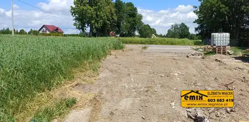 Działka budowlana 1481m2 w Pielgrzymce k. Złotoryi