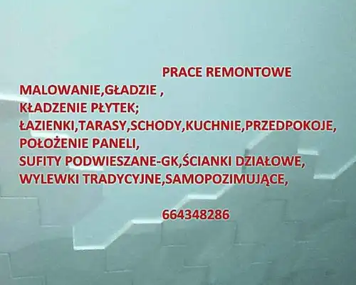 PRACE REMONTOWE-WYKONAM