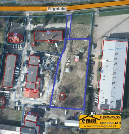 Działka komercyjna w Złotoryi - 3307m2 przy ul. Legnickiej