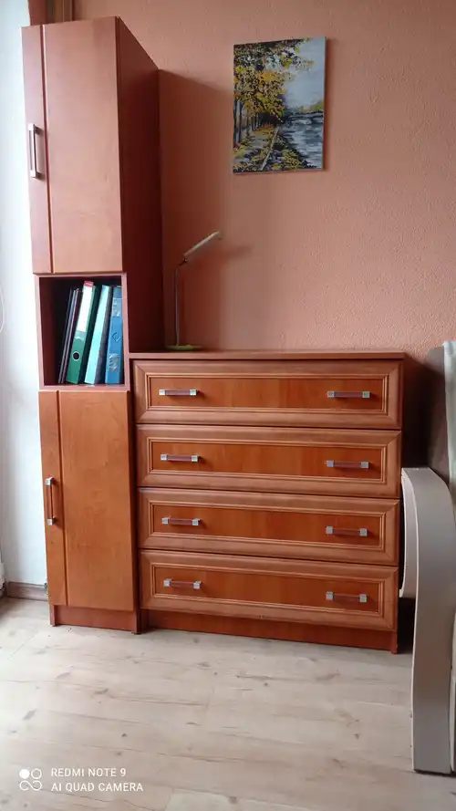 meble, płytkie, komplet, szafa narożna, pilne